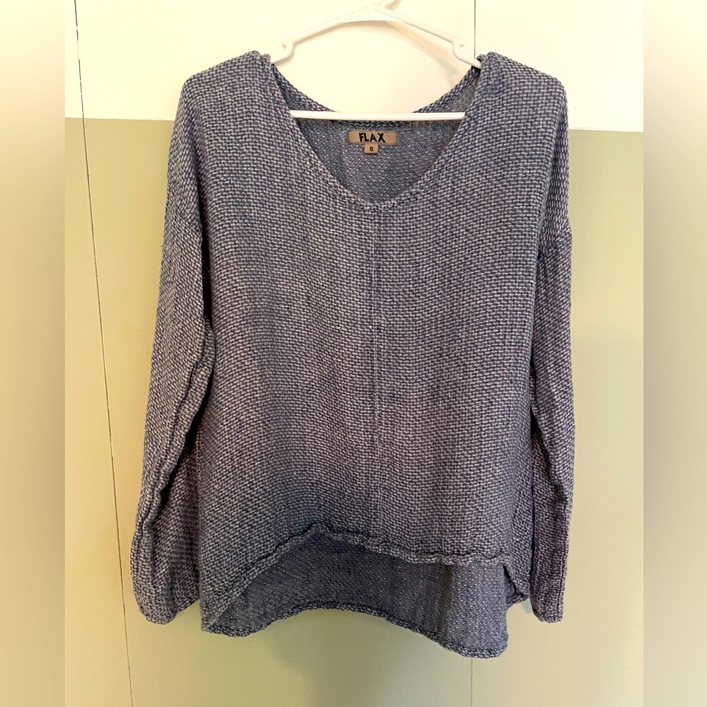 Flax woven top